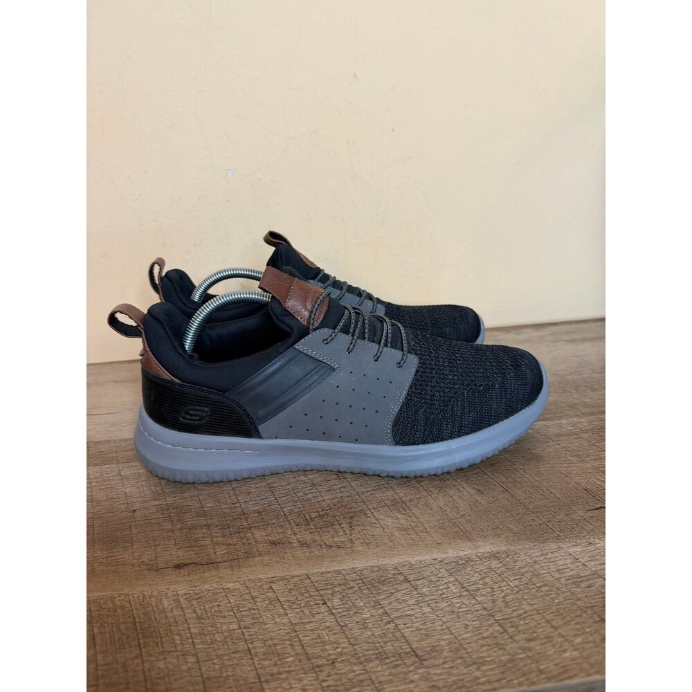 Skechers Men's Delson 3.0 Cicada sneakers size 10 shoes - Picture 3 of 9
